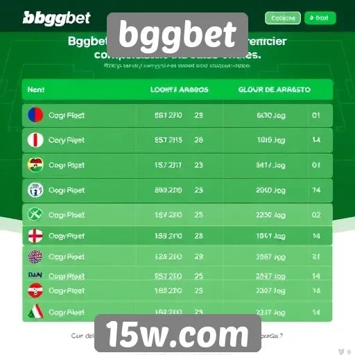 Comparação entre bggbet e concorrentes de mercado